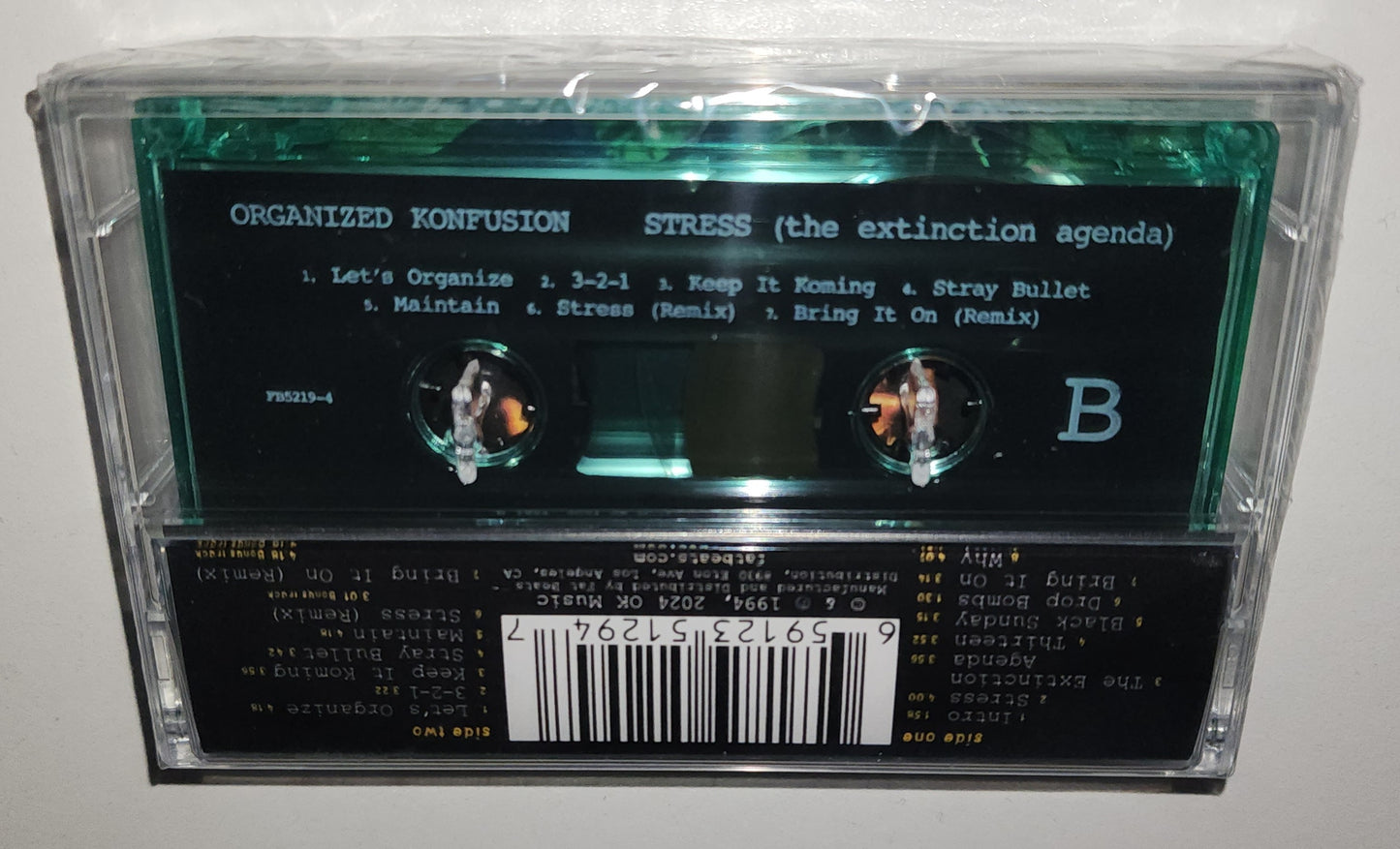 Organized Konfusion - Stress: The Extinction Agenda (2024) (Limited Edition Cassette Tape)