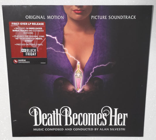 Alan Silvestri – Death Becomes Her (Original Motion Picture Soundtrack) (2023 BF RSD) (Limited Edition Purple Colour Vinyl LP)