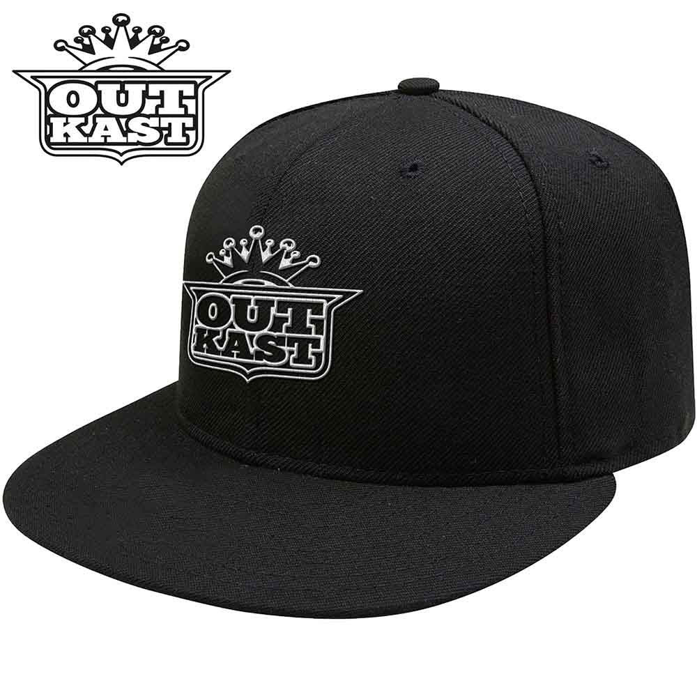 Outkast White Imperial Crown Unisex Flatbrim Snapback Cap Hat