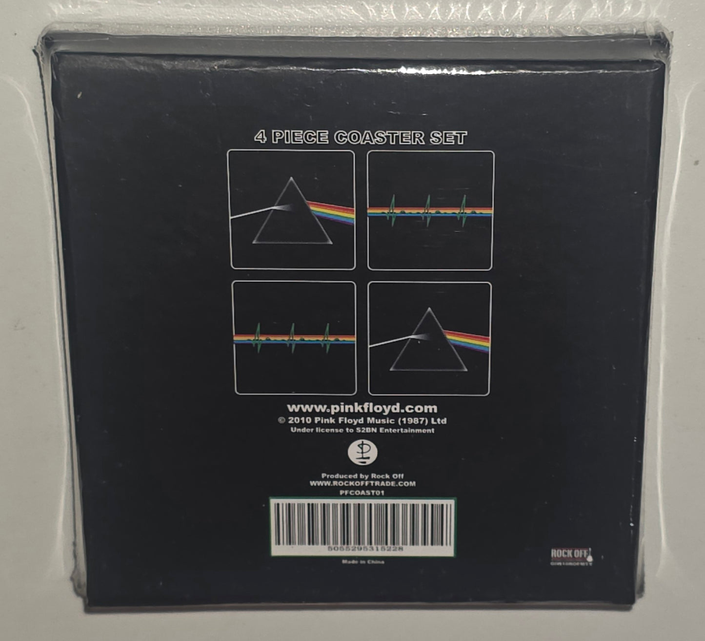 Pink Floyd Dark Side Of The Moon Officially Licensed Drink Coaster Set (4 Pack)