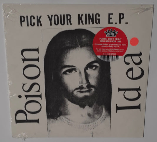 Poison Idea – Pick Your King E.P. (2023) (Limited Edition Pink Red & White Swirl Colour Vinyl LP)