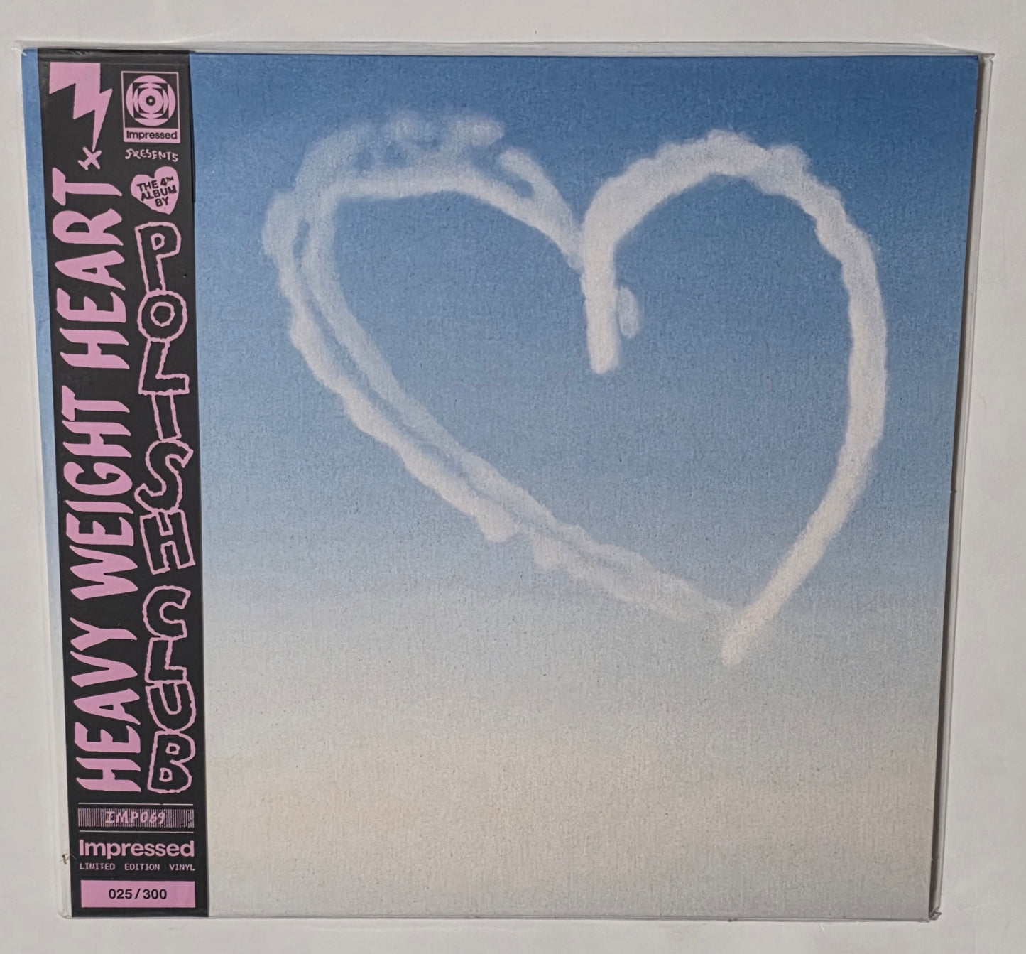 Polish Club - Heavy Weight Heart (2024) (Limited Edition White & Blue Splatter Colour Vinyl LP)