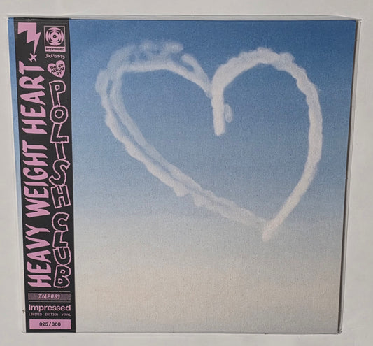 Polish Club - Heavy Weight Heart (2024) (Limited Edition White & Blue Splatter Colour Vinyl LP)