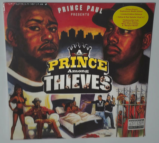 Prince Paul – A Prince Among Thieves (2022 Reissue) (Limited Edition Yellow & Red Splatter Colour Vinyl LP)