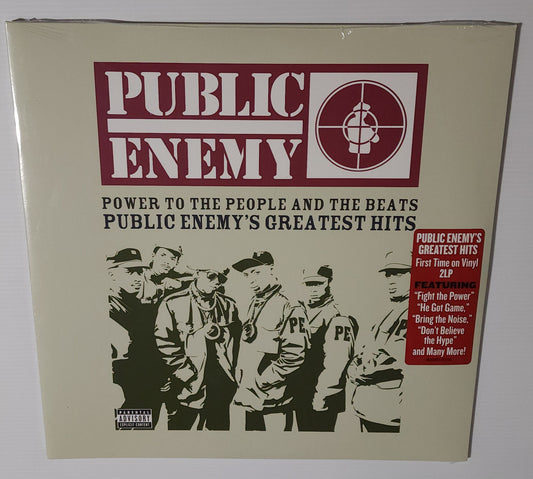 Public Enemy – Power To The People And The Beats (Public Enemy's Greatest Hits) (2021) (Limited Edition Blood Red with Black Smoke Colour Vinyl LP)