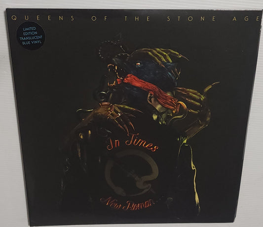 Queens Of The Stone Age – In Times New Roman... (2023) (Limited Edition Transparent Blue Colour Vinyl LP)