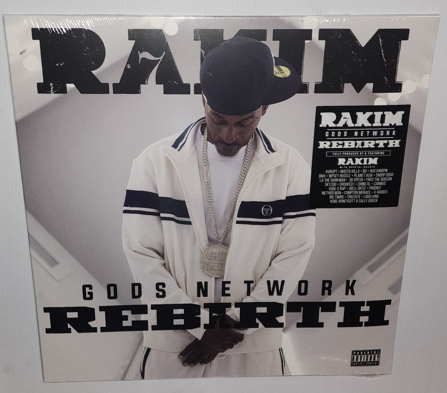 Rakim - Gods Network Rebirth (2024) (Limited Edition Black Colour Vinyl LP)