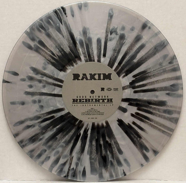 Rakim – G.O.D.s Network Reb7rth The Instrumentals LP (2025) (Limited Edition Silver with Black Splatter Colour Vinyl LP)