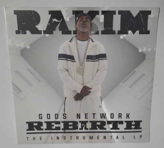 Rakim – G.O.D.s Network Reb7rth The Instrumentals LP (2025) (Limited Edition Silver with Black Splatter Colour Vinyl LP)