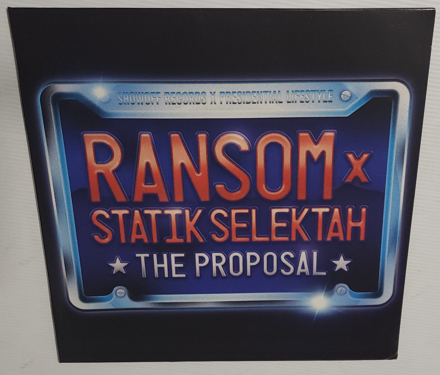 Ransom x Statik Selektah - The Proposal (2024) (Black Colour Vinyl LP)