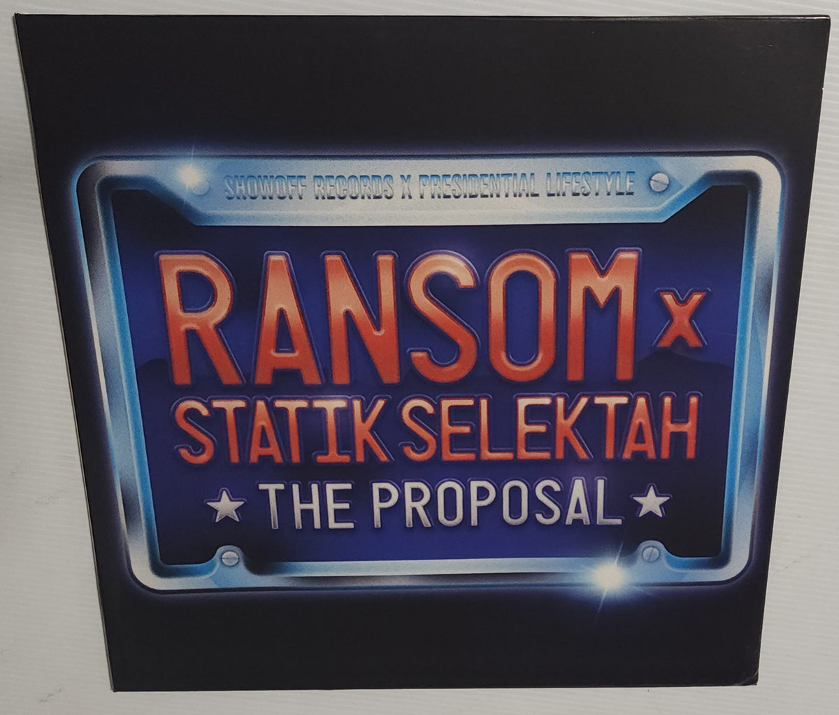 Ransom x Statik Selektah - The Proposal (2024) (Black Colour Vinyl 