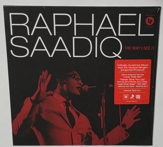 Raphael Saadiq - The Way I See It (2026 Reissue) (Limited Edition Red Colour Vinyl LP)