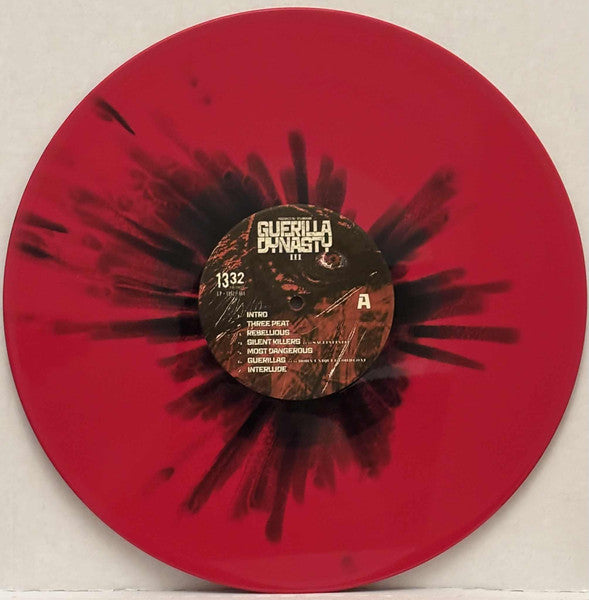 Recognize Ali & Stu Bangas – Guerilla Dynasty 3 (2025) (Limited Edition Red with Black Splatter Colour Vinyl LP)