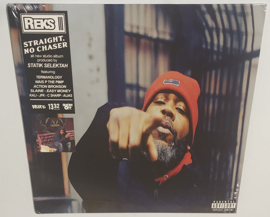 Reks – Straight, No Chaser (2024) (Limited Edition Half Red Half White Colour Vinyl LP)