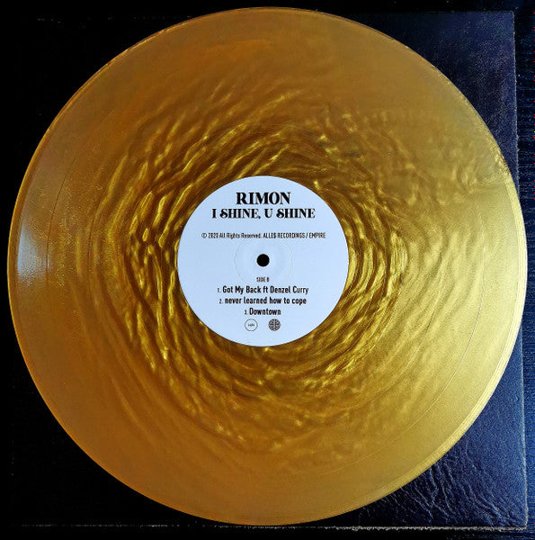 Rimon – I Shine, U Shine (2021) (Limited Edition Gold Nugget Colour Vinyl LP)