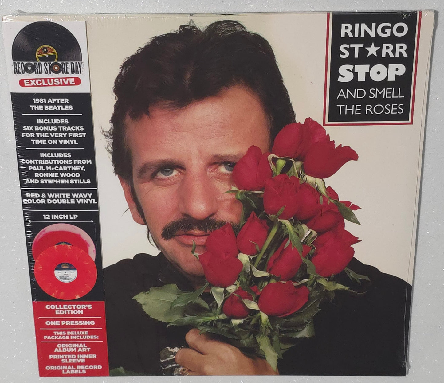 Ringo Starr - Stop And Smell The Roses (2023 RSD) (Limited Edition Red & Pink Colour Vinyl LP)