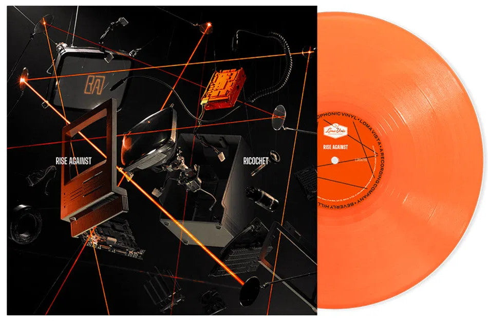 Rise Against - Richochet (2025) (Limited Edition Neon Orange Colour Vinyl LP)