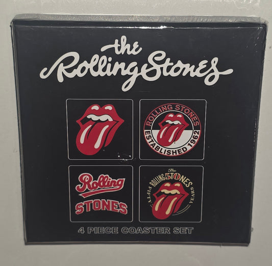 The Rolling Stones Officially Licensed Drink Coaster Set (4 Pack)