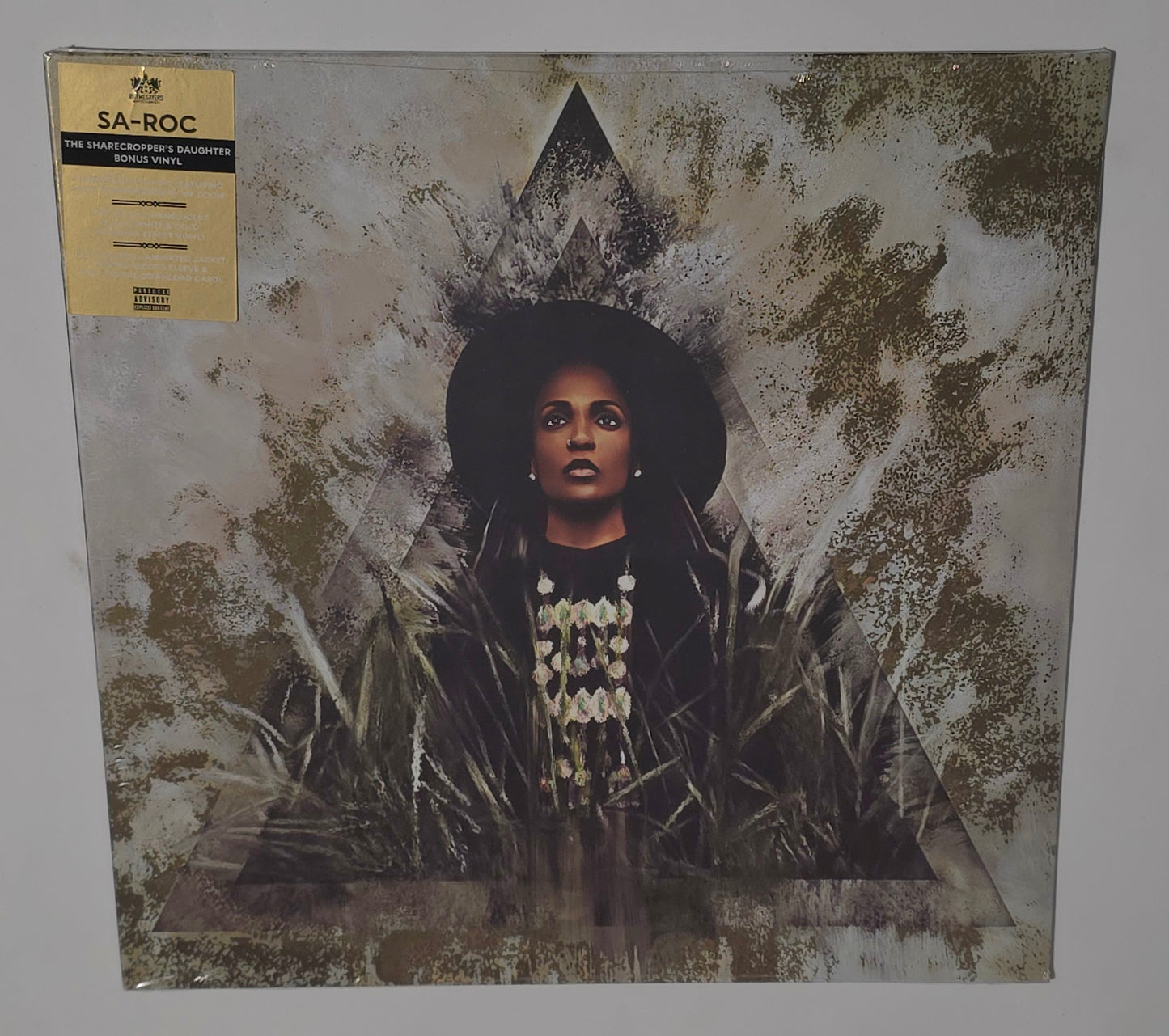 Sa-Roc – The Sharecropper's Daughter Bonus Vinyl (2021) (Limited Edition Translucent Black, White & Gold Insomnia Effect Colour Vinyl LP)