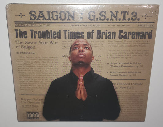 Saigon – G.S.N.T.3. The Troubled Times Of Brian Carenard (2014) (CD)