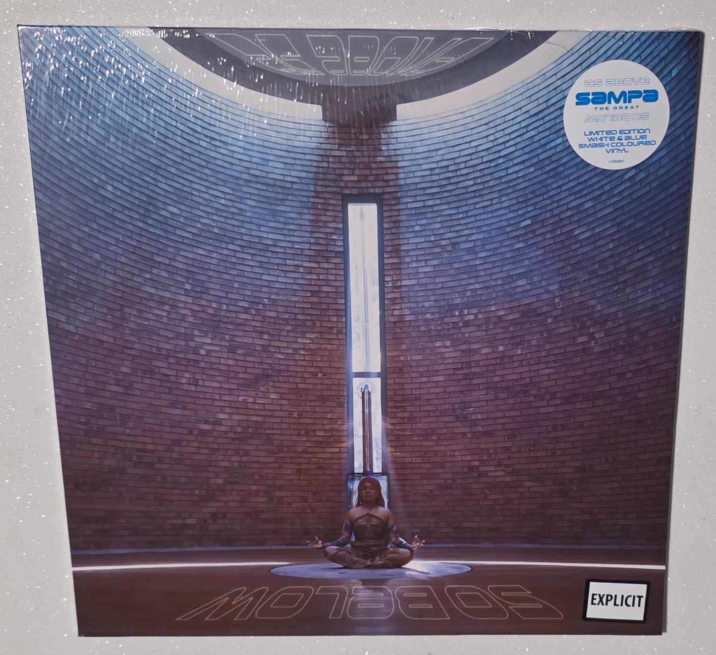 Sampa The Great – As Above So Below (2022) (Limited Edition White & Blue Smash Colour Vinyl LP)