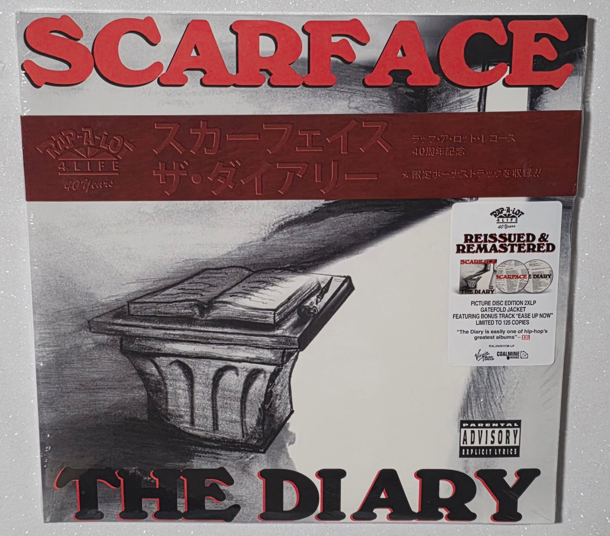 Scarface – The Diary: Rap-A-Lot 40th Anniversary Reissue (2026) (Limited Edition Picture Disc Vinyl LP)
