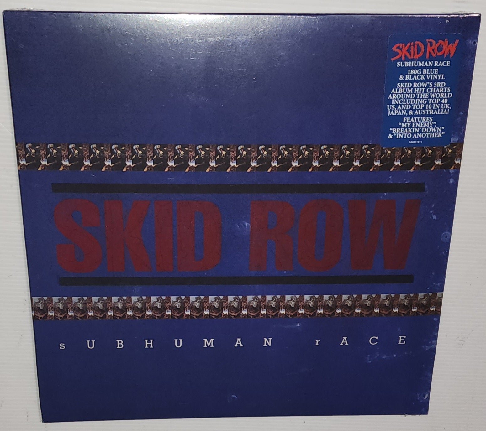 Skid Row - Subhuman Race (2023) (Limited Edition Blue & Black Marble C ...