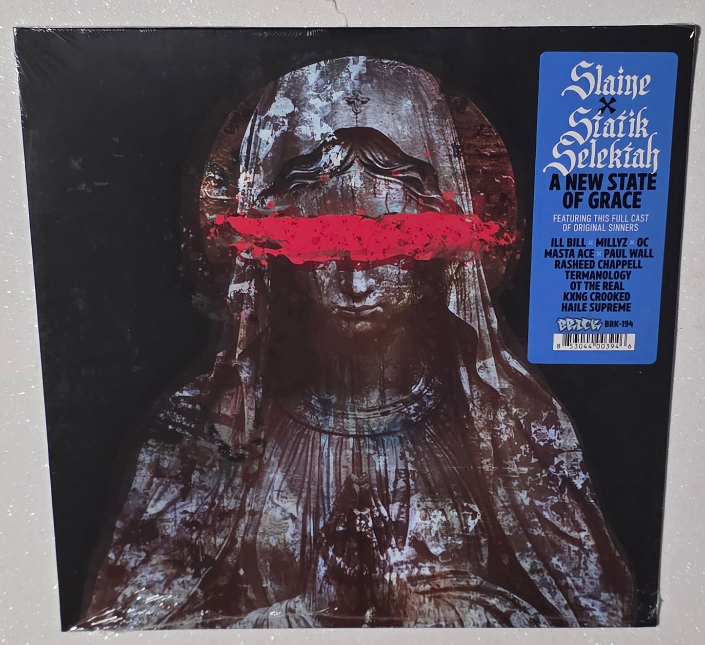 Slaine & Statik Selektah – A New State Of Grace (2025) (Limited Edition Red Smoke Colour Vinyl LP)