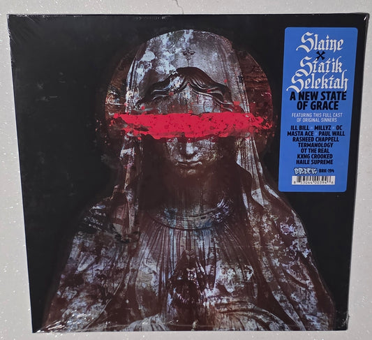Slaine & Statik Selektah – A New State Of Grace (2025) (Limited Edition Red Smoke Colour Vinyl LP)