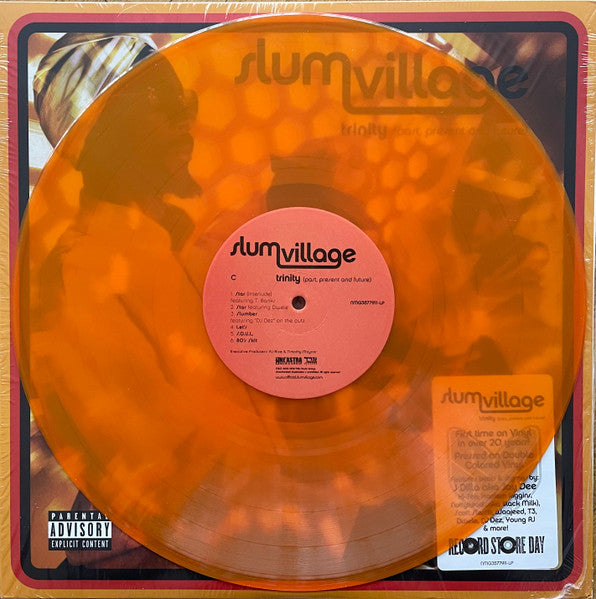 Slum Village – Trinity (Past, Present And Future) (2023 RSD) (Limited Edition Canary Yellow & Tangerine Colour Vinyl LP)