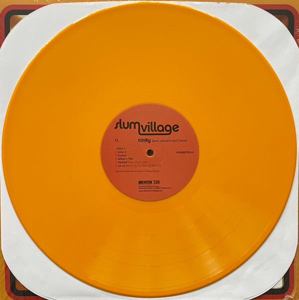 Slum Village – Trinity (Past, Present And Future) (2023 RSD) (Limited Edition Canary Yellow & Tangerine Colour Vinyl LP)