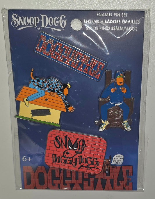 Snoop Dogg Doggystyle Dogg House Official Enamel Pin Set
