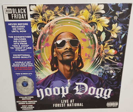 Snoop Dogg - Live at Forest National 2005 (2024 BF RSD) (Limited Edition Black & White Smoke Colour Vinyl LP)