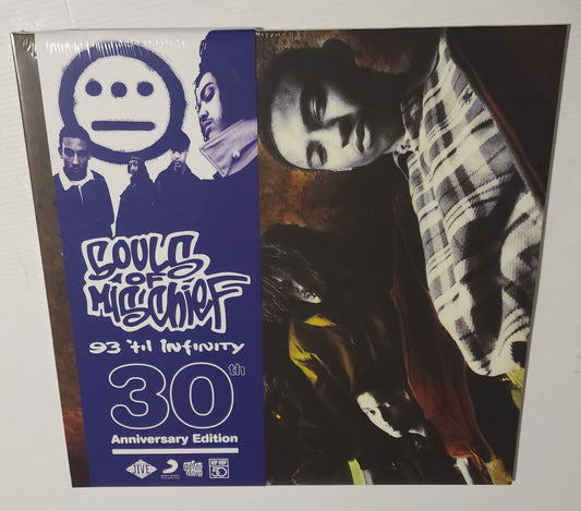 Souls Of Mischief - '93 Til Infinity: 30th Anniversary (2023) (Limited Edition Blue & Yellow Cloudy Coloured Vinyl LP)