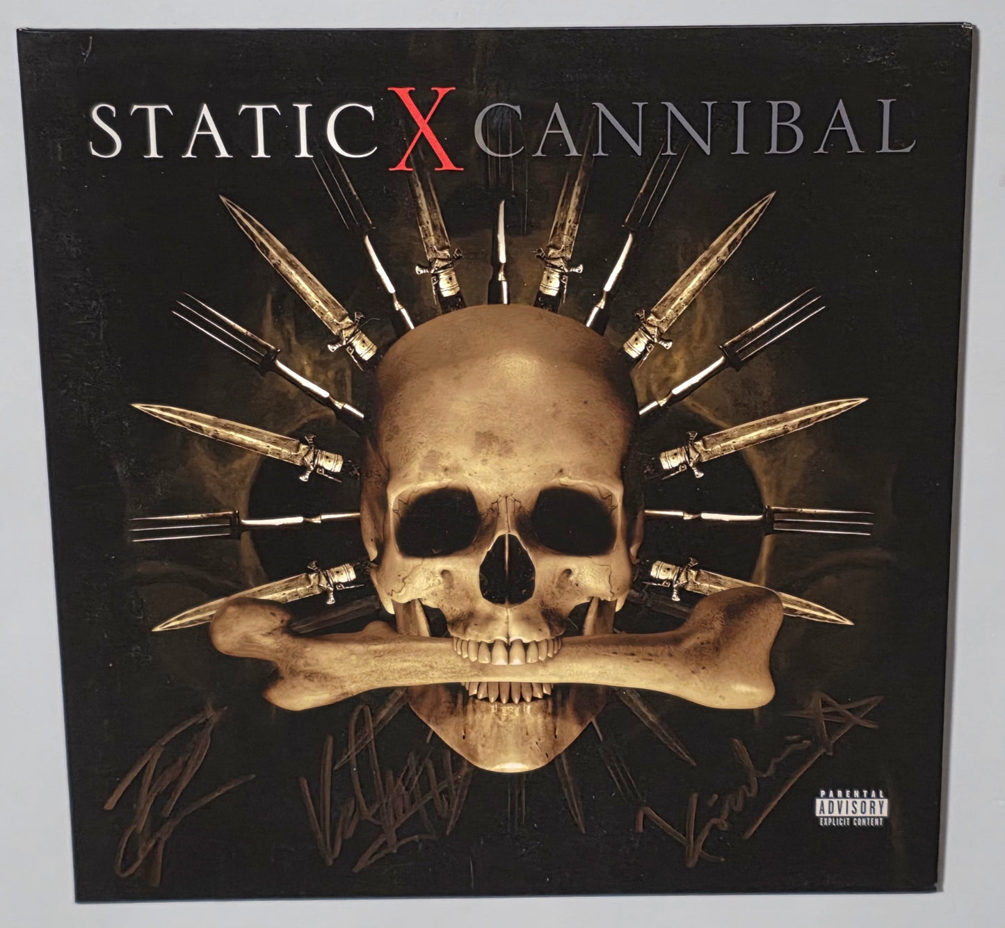 Static X – Cannibal *Autographed* (2007) (Limited Edition Green with Black splatter Colour Vinyl LP)