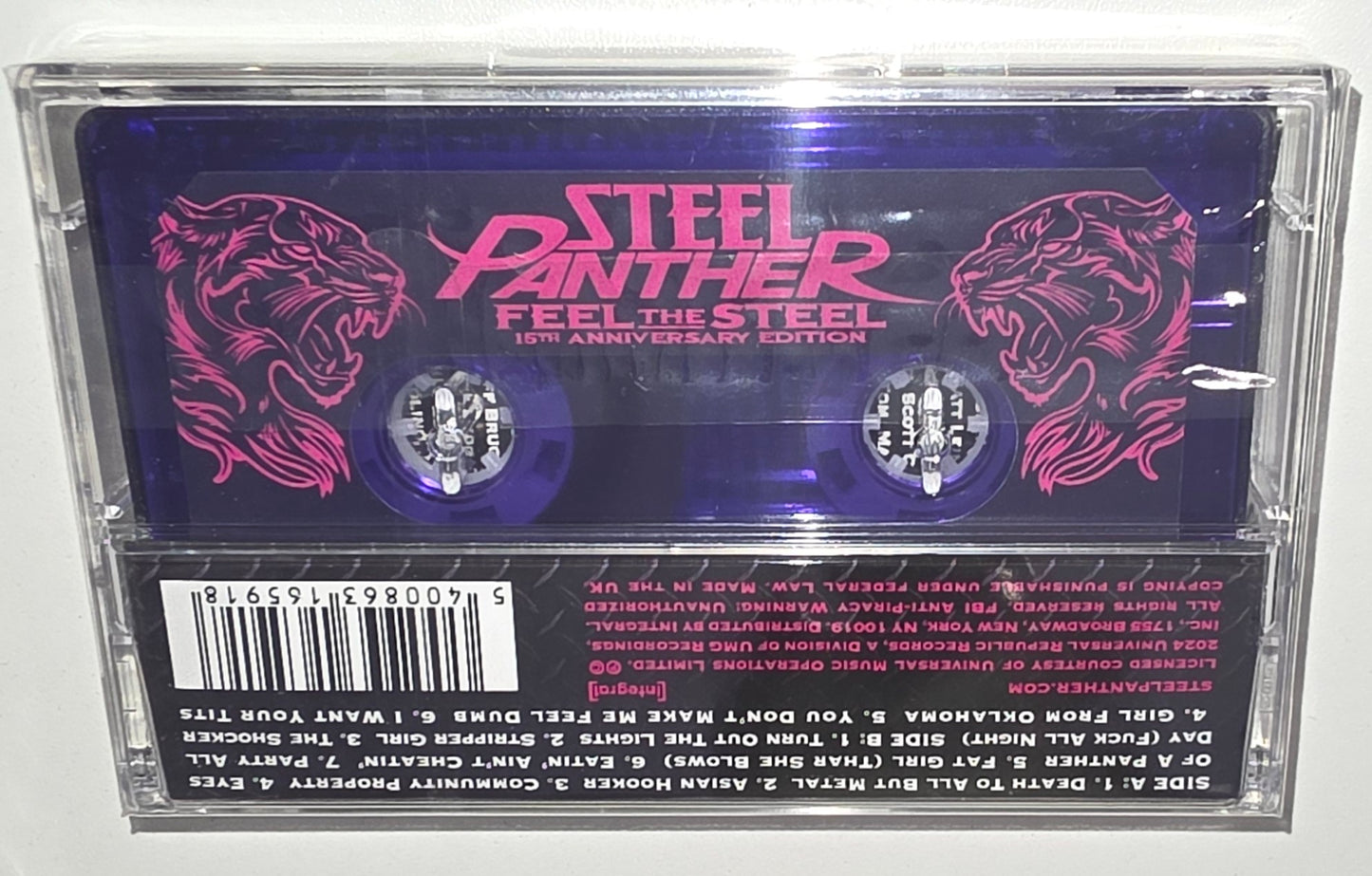Steel Panther – Feel The Steel: 15th Anniversary Edition (2025) (Limited Edition Cassette Tape)