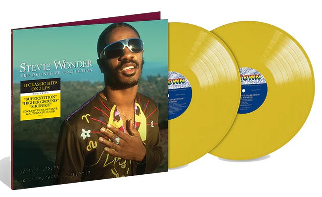 Stevie Wonder – The Definitive Collection (2025) (Limited Edition Yellow Colour Vinyl LP)