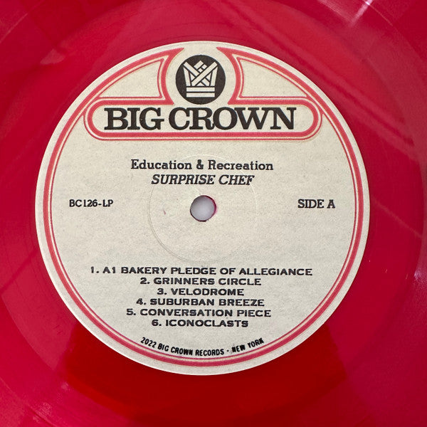 Surprise Chef – Education & Recreation (2023) (Limited Edition Clear Red Colour Vinyl LP)