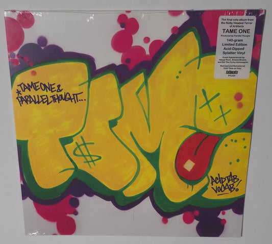 Tame One & Parallel Thought - Acid Tab Vocab: 15th Anniversary Edition (2024) (Limited Edition Acid Dipped Splatter Vinyl LP)