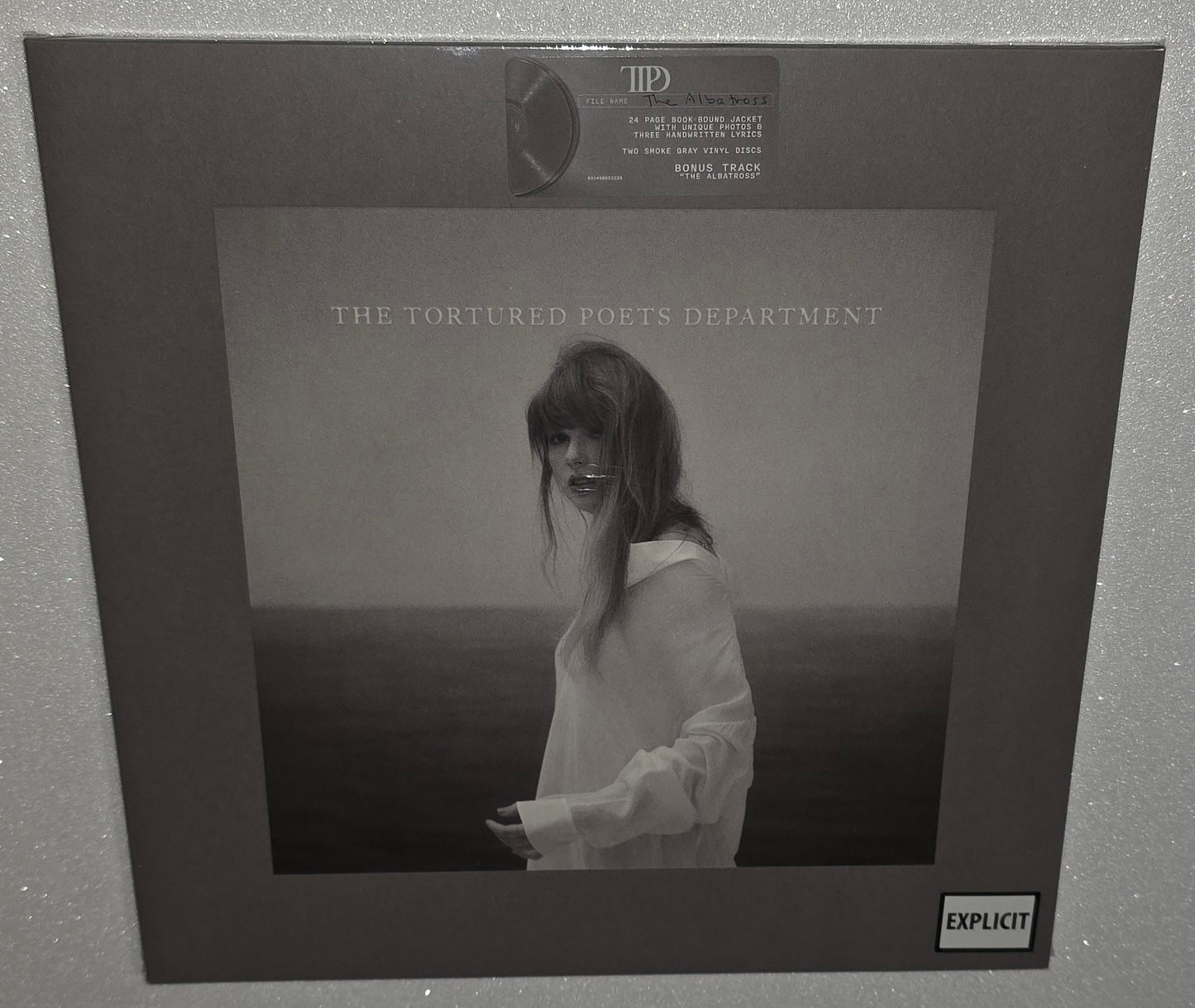 Taylor Swift – The Tortured Poets Department (The Albatross) (2024) (Limited Edition Gray Colour Vinyl LP)