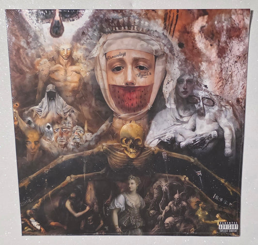 Termanology x Myster DL - Terminal Illness (2025) (Limited Edition White with Gold Splatter Colour Vinyl LP)