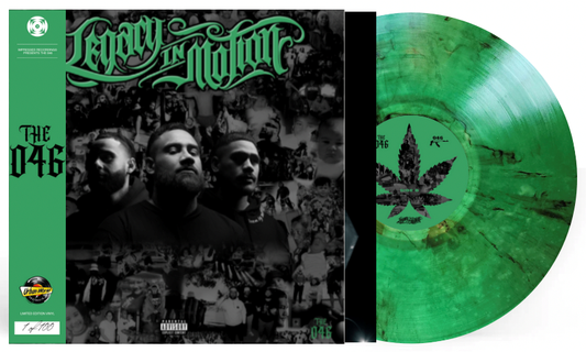 The 046 - Legacy In Motion *Autographed* (2025) (Urban World Exclusive Limited Edition Clear with Green & Black Marble Colour Vinyl LP)