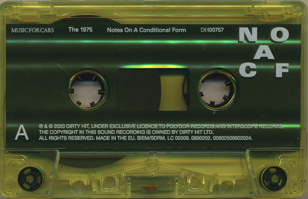 The 1975 – Notes On A Conditional Form (2020) (Limited Edition Cassette Tape)