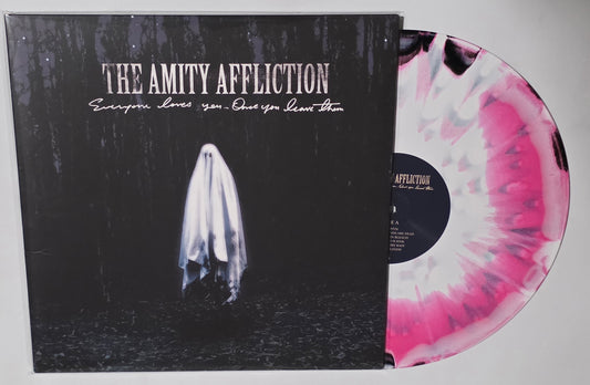 The Amity Affliction – Everyone Loves You... Once You Leave Them (2023) (Limited Edition Pink Whitwe & Black Splatter Colour Vinyl LP)