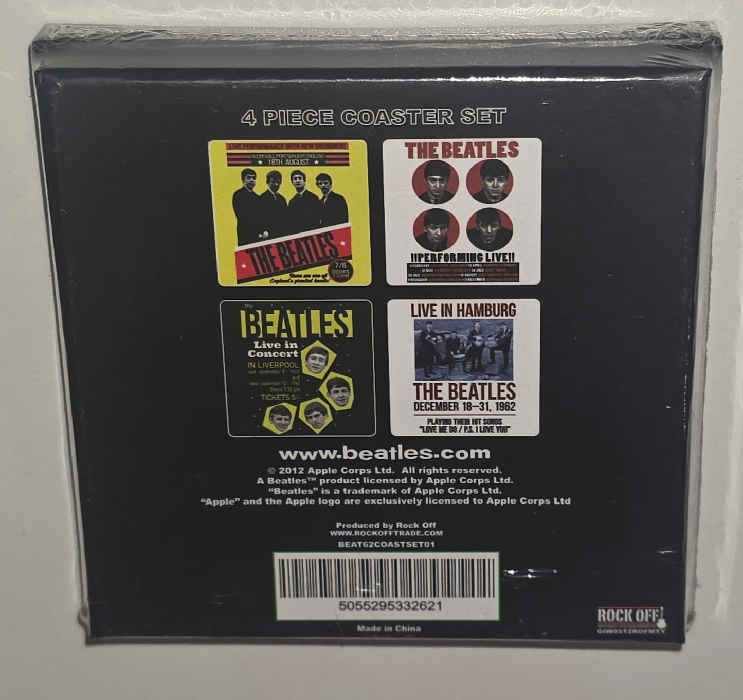 The Beatles Officially Licensed Drink Coaster Set (4 Pack)