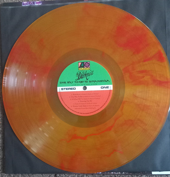 The Darkness – One Way Ticket To Birmingham (Live At The NEC 2006) (2026 RSD) (Limited Edition Red & Yellow Marble Colour Vinyl LP)