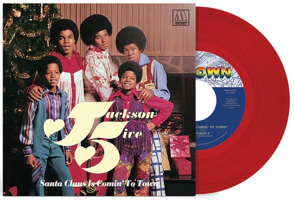 The Jackson 5 – Santa Claus Is Comin' To Town (2025) (Limited Edition Red Colour 7" Vinyl Singe)