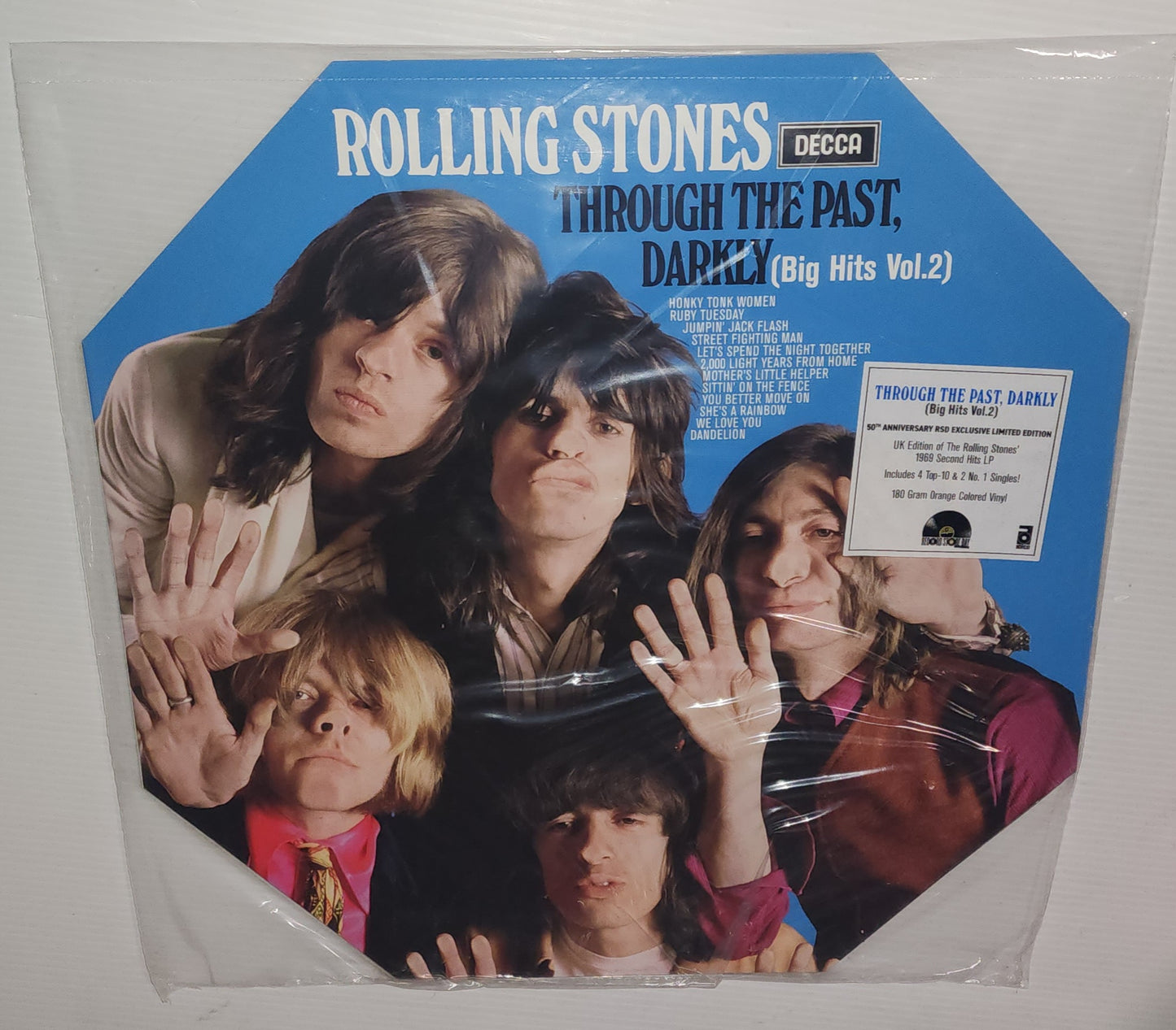 The Rolling Stones – Through The Past, Darkly (Big Hits Volume 2) (2019 RSD) (Limited Edition Orange Colour Vinyl LP)