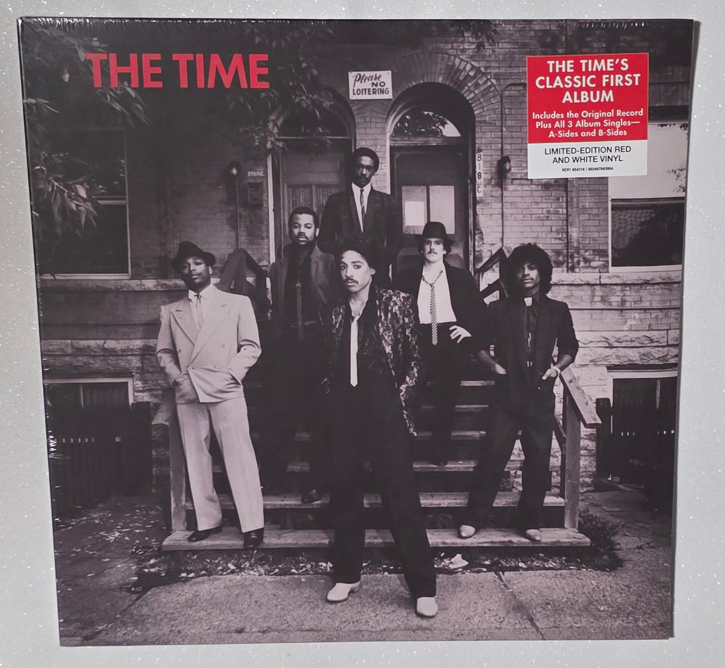 The Time – The Time (2021 Reissue) (Limited Edition Red & White Colour Vinyl LP)