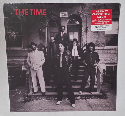 The Time – The Time (2021 Reissue) (Limited Edition Red & White Colour Vinyl LP)
